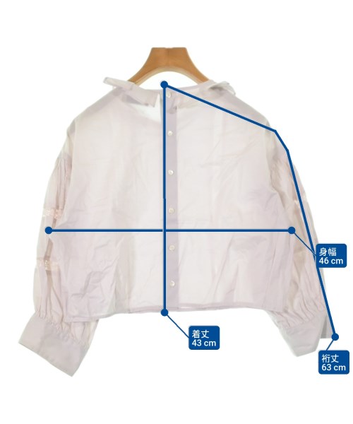 leur logette（ルルロジェッタ）ブラウス ピンク サイズ:1(S位) レディース/2200638413076