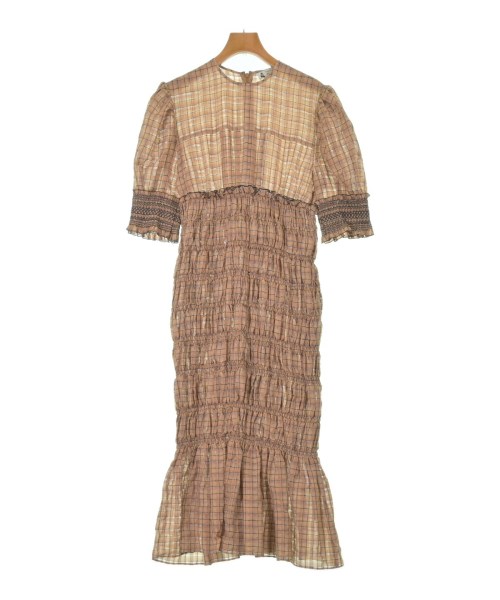 leur logette(ルルロジェッタ)ワンピース 茶 サイズ:1(S位)/2200638046045