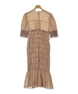 leur logette（ルルロジェッタ）ワンピース 茶 サイズ:1(S位) レディース/2200638046045