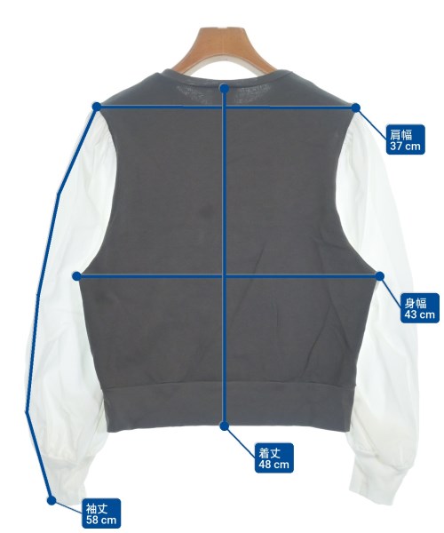 PUPULA（ププラ）Tシャツ・カットソー グレー サイズ:38(M位) レディース/2200642350022