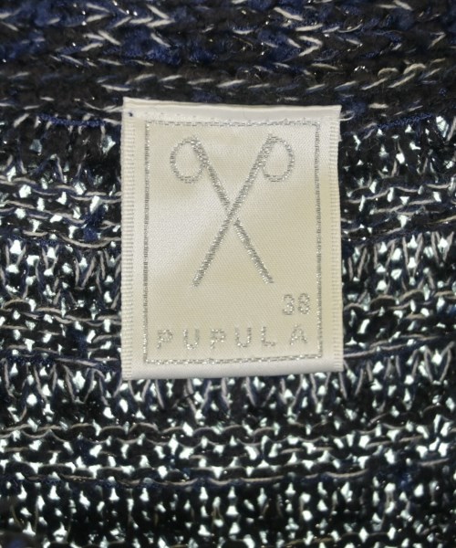 PUPULA（ププラ）カーディガン 紺 サイズ:38(M位) レディース/2200622516028