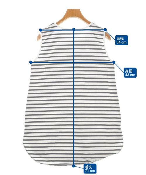 PUPULA（ププラ）ノースリーブ 白 サイズ:38(M位) レディース/2200615352794