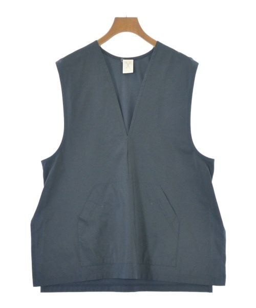 PUPULA(ププラ)カジュアルシャツ 紺 サイズ:38(M位)/2200656155095