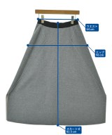 PUPULA（ププラ）ロング・マキシ丈スカート グレー サイズ:38(M位) レディース/2200659184320