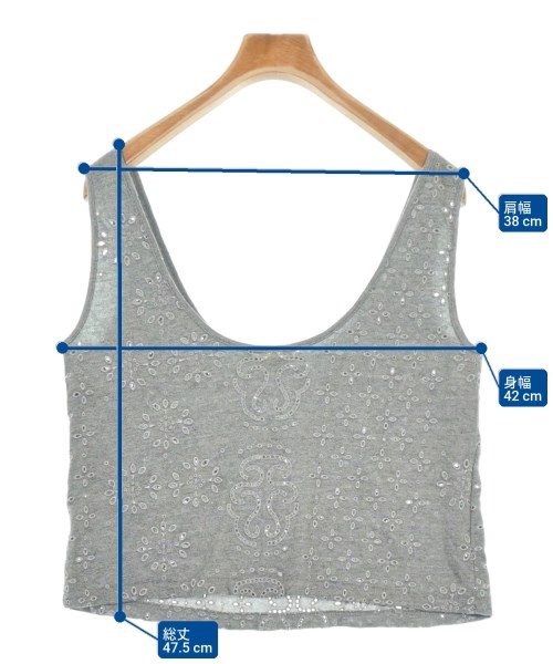 Ron Herman California（ロンハーマンカリフォルニア）タンクトップ グレー サイズ:S レディース/2200617923107