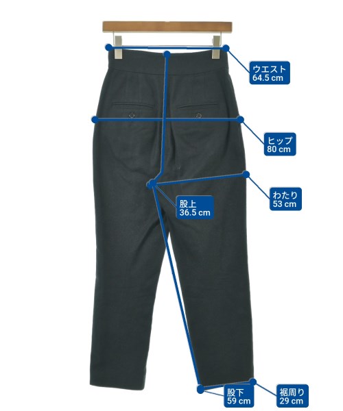 Ron Herman California（ロンハーマンカリフォルニア）スラックス 黒 サイズ:XS レディース/2200636774056