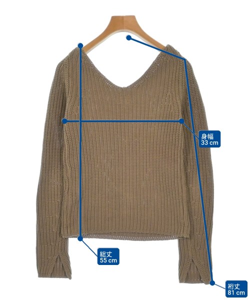 Ron Herman California（ロンハーマンカリフォルニア）ニット・セーター 茶 サイズ:XS レディース/2200638766202