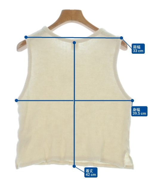 Ron Herman California（ロンハーマンカリフォルニア）ベスト/ノースリーブ 白 サイズ:XS レディース/2200626732011