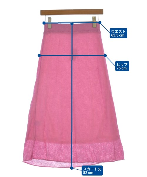 Ron Herman California（ロンハーマンカリフォルニア）ロング・マキシ丈スカート ピンク サイズ:XS レディース/2200631135012