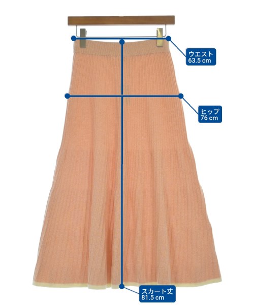 Ron Herman California（ロンハーマンカリフォルニア）ロング・マキシ丈スカート オレンジ サイズ:XS レディース/2200631135357