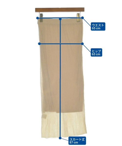 Ron Herman California（ロンハーマンカリフォルニア）ロング・マキシ丈スカート ベージュ サイズ:S レディース/2200631136163