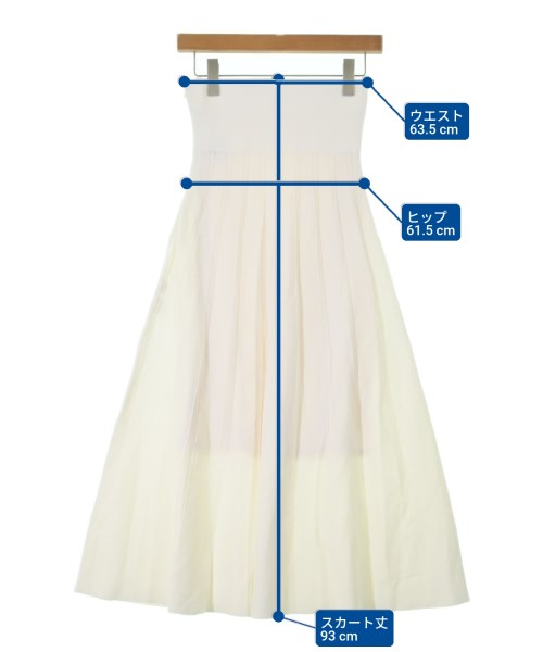 Ron Herman California（ロンハーマンカリフォルニア）ロング・マキシ丈スカート 白 サイズ:XS レディース/2200631141624