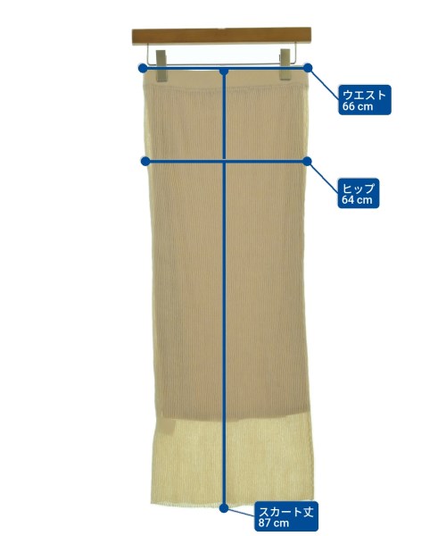 Ron Herman California（ロンハーマンカリフォルニア）ロング・マキシ丈スカート ベージュ サイズ:S レディース/2200631145844