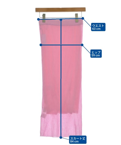 Ron Herman California（ロンハーマンカリフォルニア）ロング・マキシ丈スカート ピンク サイズ:XS レディース/2200631147664