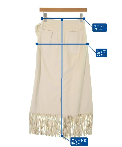 Ron Herman California（ロンハーマンカリフォルニア）ロング・マキシ丈スカート 白 サイズ:XS レディース/2200631147923