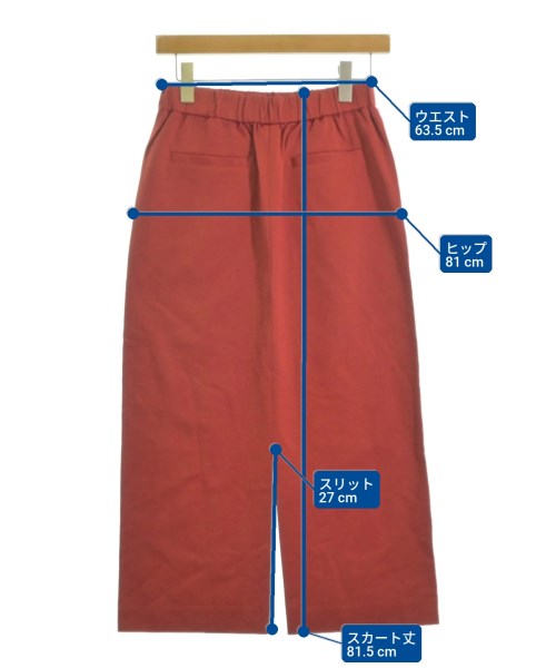 Ron Herman California（ロンハーマンカリフォルニア）ロング・マキシ丈スカート 赤 サイズ:-(M位) レディース/2200631148012