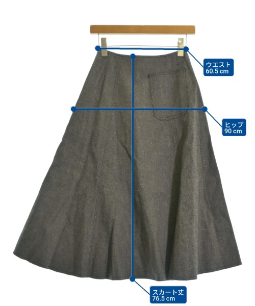 Ron Herman California（ロンハーマンカリフォルニア）ロング・マキシ丈スカート 茶 サイズ:XS レディース/2200631154105