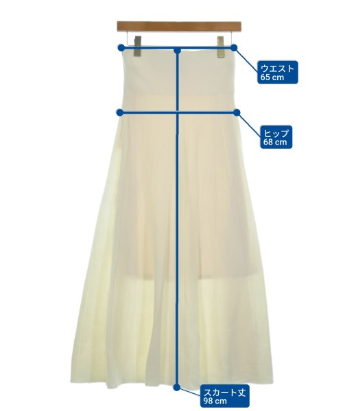 Ron Herman California（ロンハーマンカリフォルニア）ロング・マキシ丈スカート 白 サイズ:S レディース/2200631155140