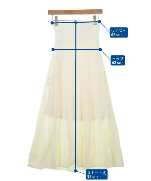 Ron Herman California（ロンハーマンカリフォルニア）ロング・マキシ丈スカート 白 サイズ:XS レディース/2200631158660