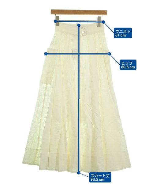 Ron Herman California（ロンハーマンカリフォルニア）ロング・マキシ丈スカート 白 サイズ:XS レディース/2200631158974