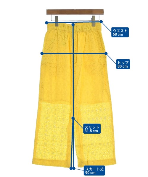 Ron Herman California（ロンハーマンカリフォルニア）ロング・マキシ丈スカート 黄 サイズ:SF(M位) レディース/2200631165590