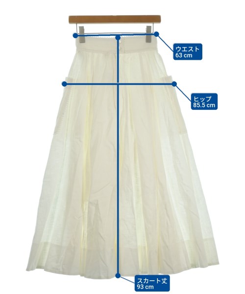 Ron Herman California（ロンハーマンカリフォルニア）ロング・マキシ丈スカート 白 サイズ:XS レディース/2200631173649