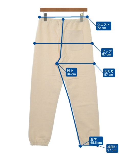 Ron Herman California（ロンハーマンカリフォルニア）スウェットパンツ 白 サイズ:S レディース/2200631178170