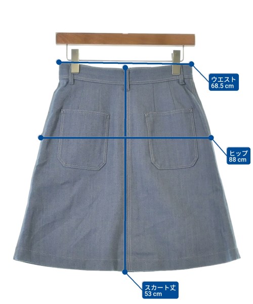 Ron Herman California（ロンハーマンカリフォルニア）ひざ丈スカート 青 サイズ:S レディース/2200631186724