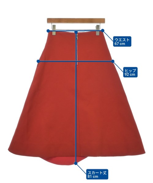 Ron Herman California（ロンハーマンカリフォルニア）ロング・マキシ丈スカート 赤 サイズ:S レディース/2200631186786