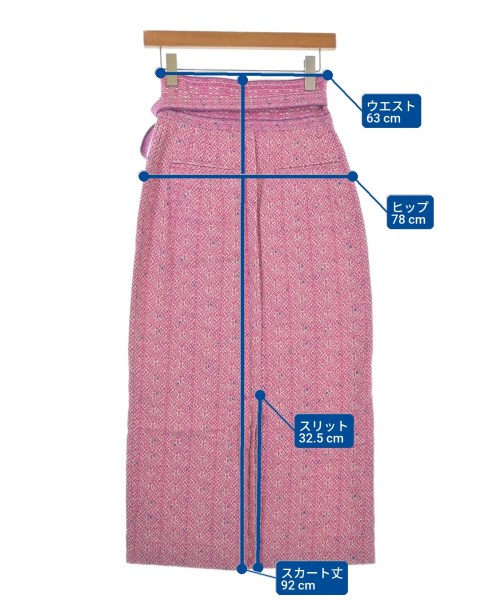 Ron Herman California（ロンハーマンカリフォルニア）ロング・マキシ丈スカート ピンク サイズ:XS レディース/2200631193494