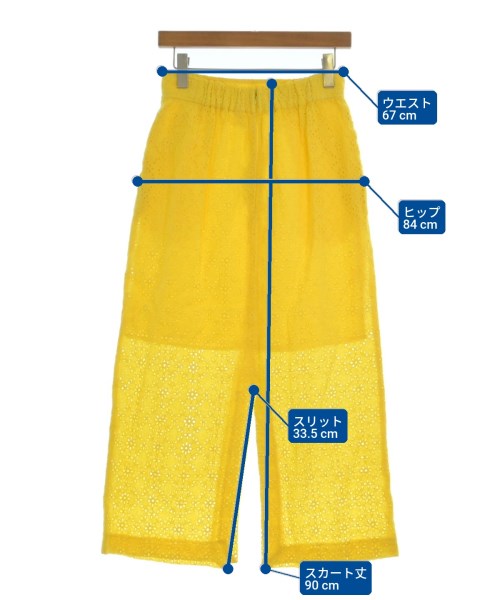 Ron Herman California（ロンハーマンカリフォルニア）ロング・マキシ丈スカート 黄 サイズ:F レディース/2200631199670