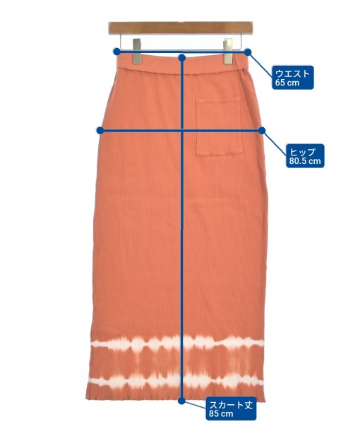 Ron Herman California（ロンハーマンカリフォルニア）ロング・マキシ丈スカート オレンジ サイズ:S レディース/2200631209744