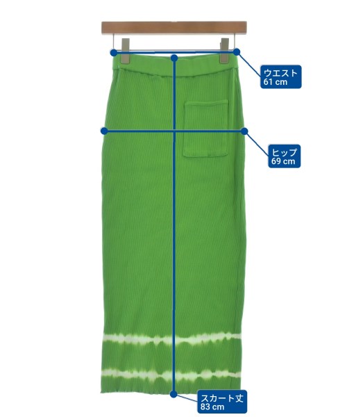 Ron Herman California（ロンハーマンカリフォルニア）ロング・マキシ丈スカート 緑 サイズ:XS レディース/2200631210573