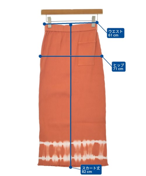 Ron Herman California（ロンハーマンカリフォルニア）ロング・マキシ丈スカート オレンジ サイズ:XS レディース/2200631218777
