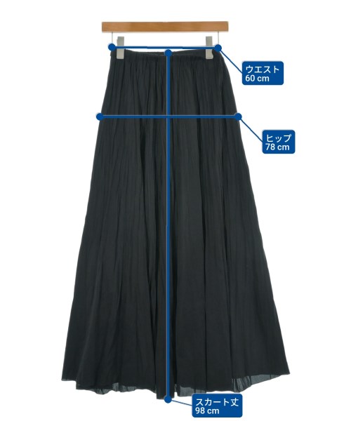 Ron Herman California（ロンハーマンカリフォルニア）ロング・マキシ丈スカート 黒 サイズ:XS レディース/2200619516048