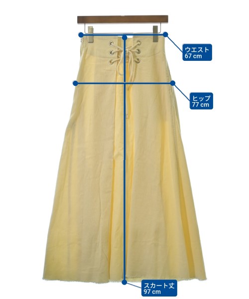 Ron Herman California（ロンハーマンカリフォルニア）ロング・マキシ丈スカート 白 サイズ:XS レディース/2200674546073