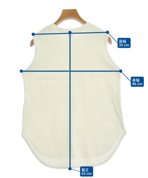 Ron Herman California（ロンハーマンカリフォルニア）ノースリーブ 白 サイズ:XS レディース/2200674454040