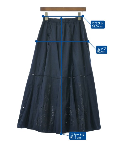 Ron Herman California（ロンハーマンカリフォルニア）ロング・マキシ丈スカート 紺 サイズ:XS レディース/2200674697010