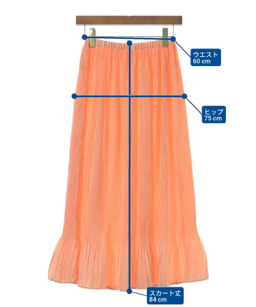 Ron Herman California（ロンハーマンカリフォルニア）ロング・マキシ丈スカート オレンジ サイズ:XS レディース/2200680194077