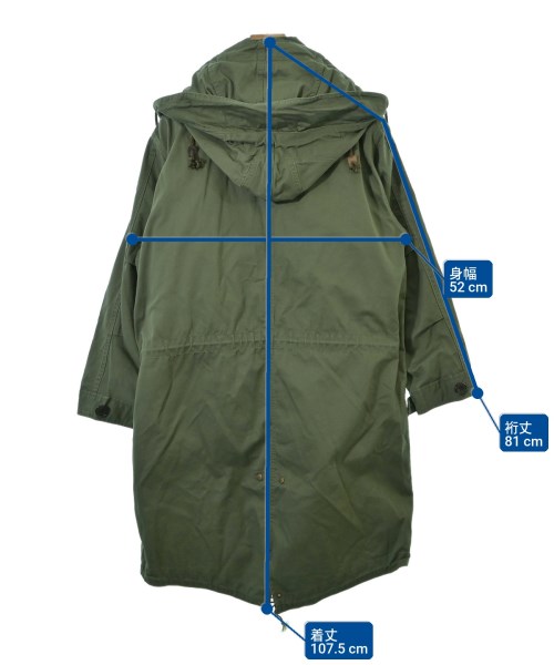 Ron Herman California（ロンハーマンカリフォルニア）モッズコート カーキ サイズ:XS レディース/2200654660010