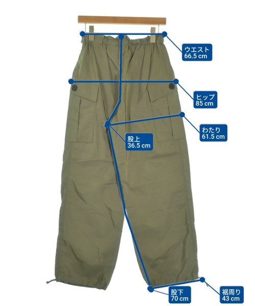 Ron Herman California（ロンハーマンカリフォルニア）カーゴパンツ カーキ サイズ:S レディース/2200643644984