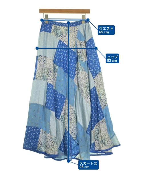 Ron Herman California（ロンハーマンカリフォルニア）ロング・マキシ丈スカート 青 サイズ:S レディース/2200645071023