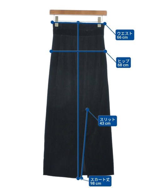 Ron Herman California（ロンハーマンカリフォルニア）ロング・マキシ丈スカート 黒 サイズ:XS レディース/2200647098400