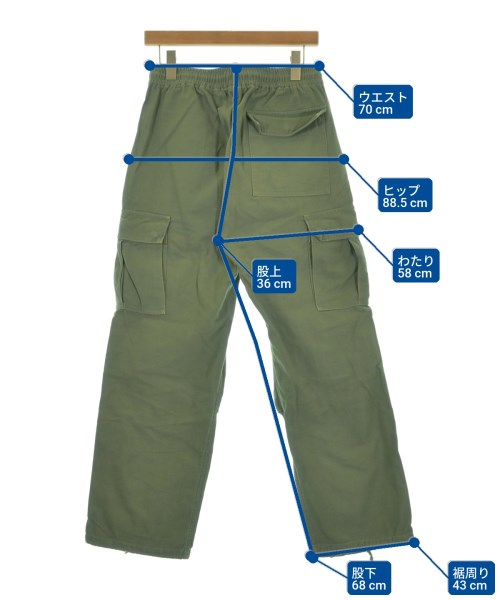 Ron Herman California（ロンハーマンカリフォルニア）カーゴパンツ カーキ サイズ:S レディース/2200639096070