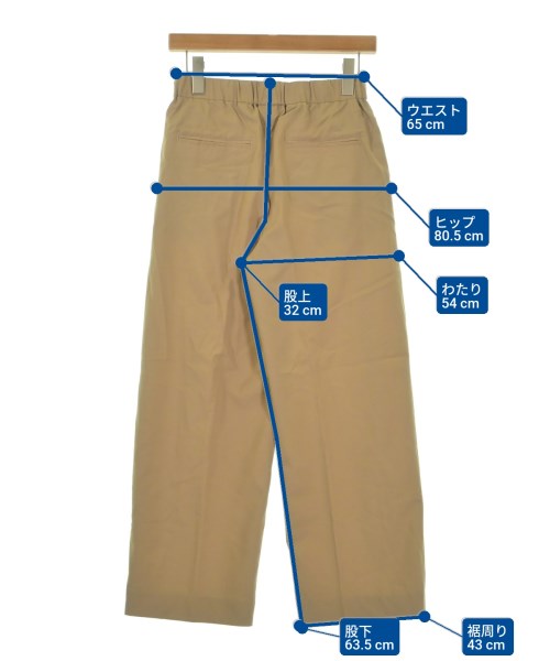 Ron Herman California（ロンハーマンカリフォルニア）スラックス ベージュ サイズ:XS レディース/2200636247031