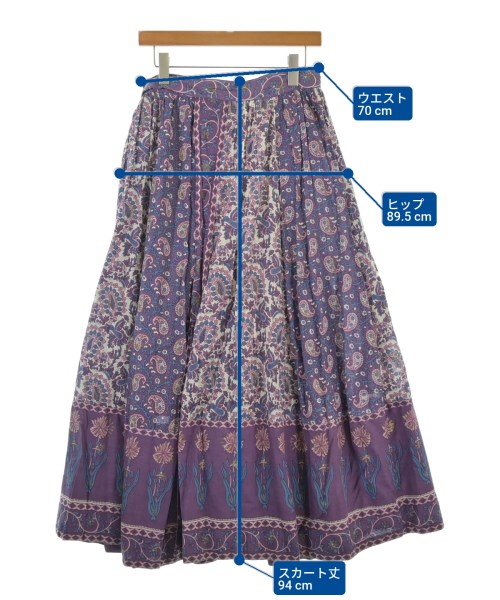 Ron Herman California（ロンハーマンカリフォルニア）ロング・マキシ丈スカート 紫 サイズ:S レディース/2200647684047