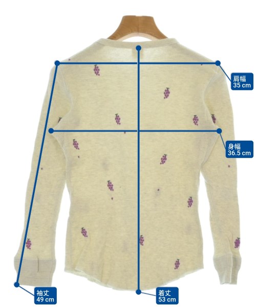 Ron Herman California（ロンハーマンカリフォルニア）Tシャツ・カットソー ベージュ サイズ:XS レディース/2200664085186