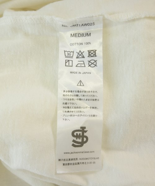 Jackson Matisse（ジャクソンマティス）Tシャツ・カットソー 白 サイズ:M メンズ/2200714759067