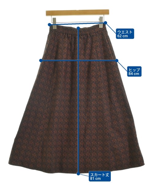 Te chichi（テチチ）ロング・マキシ丈スカート 紺 サイズ:F レディース/2200670052059