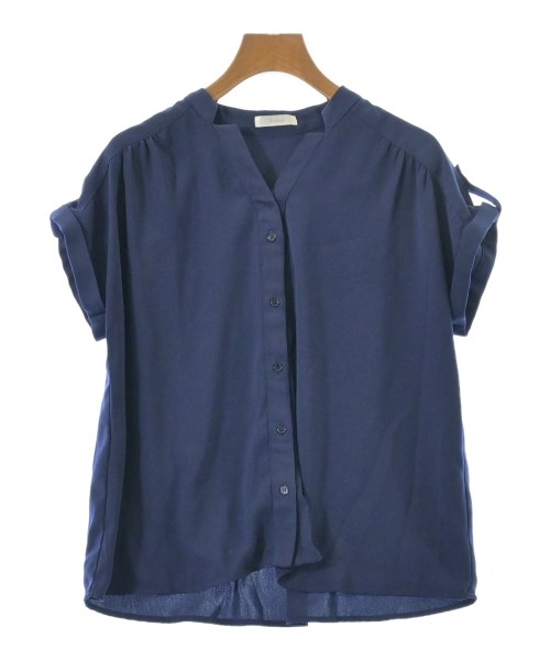 Te chichi(テチチ)ブラウス 紺 サイズ:M/2200674221048